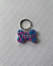 Load image into Gallery viewer, Pink Blue Purple Resin Dog Tag
